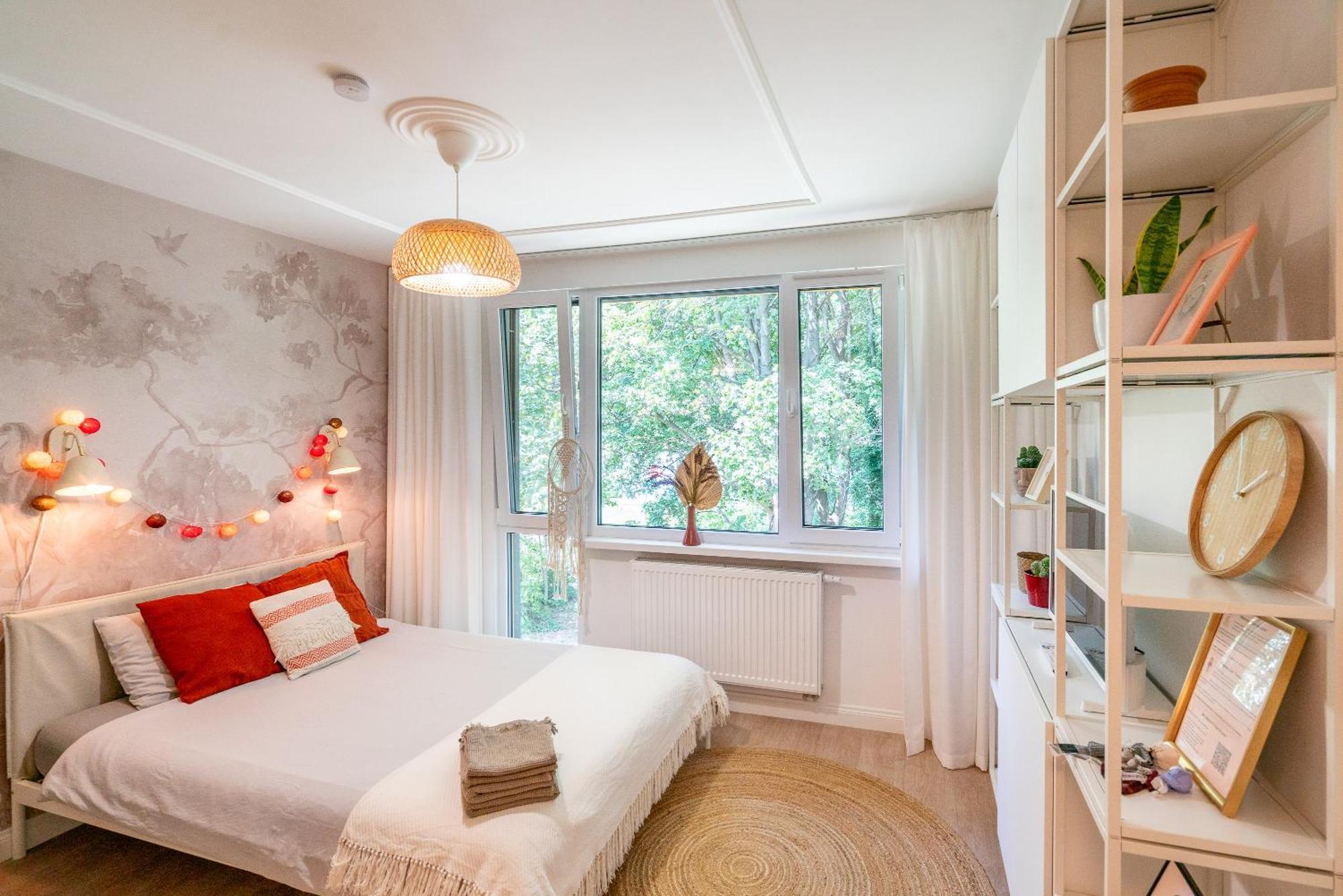 Apartament Fala Metro Sgh Klub Stodola Parking Parkview Fast Wifi Warschau Exterior foto